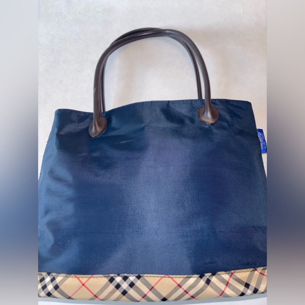 Burberry Blue Label Navy Nova Tote